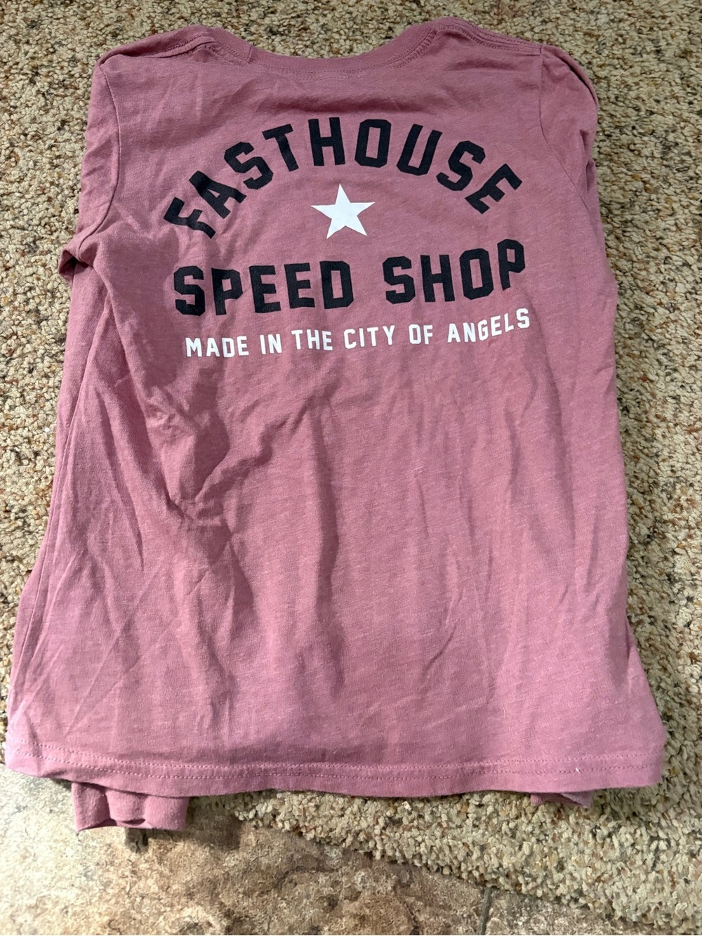 Fasthouse Kids' Long Sleeve Checker Sleeve Tee - Mauve - Picture 2 of 3